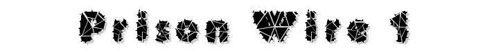 Prison Wire 1 font